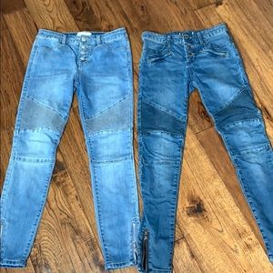 Free People 2pair Womens Bootcut Jeans Blue 26 .